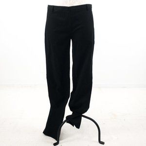 Theory Corduroy Pants 10 Stretch Straight Leg Cords Sexy Moto Black